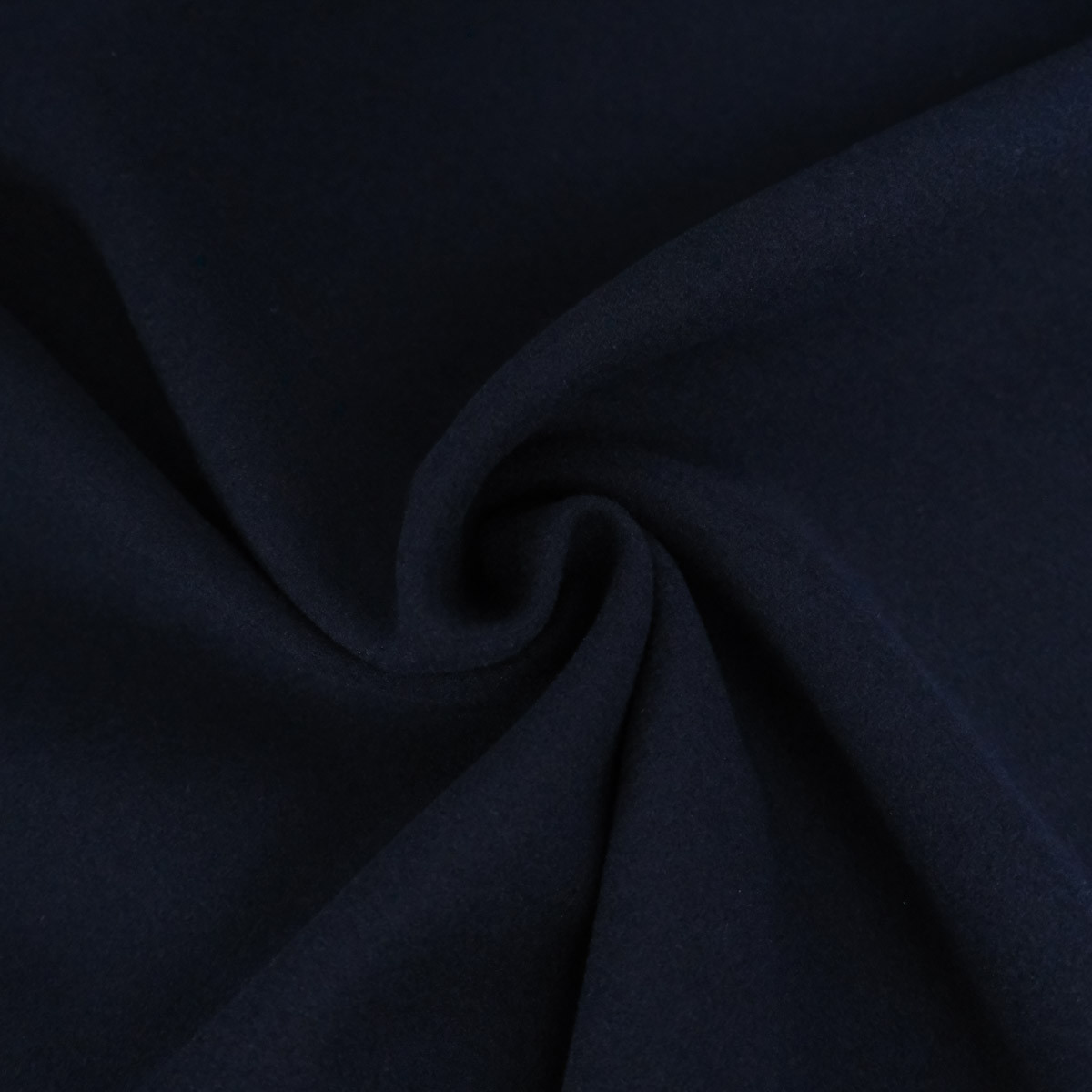 Strickstoff im Caban-Look, marineblauer Mantel – Maison Klem